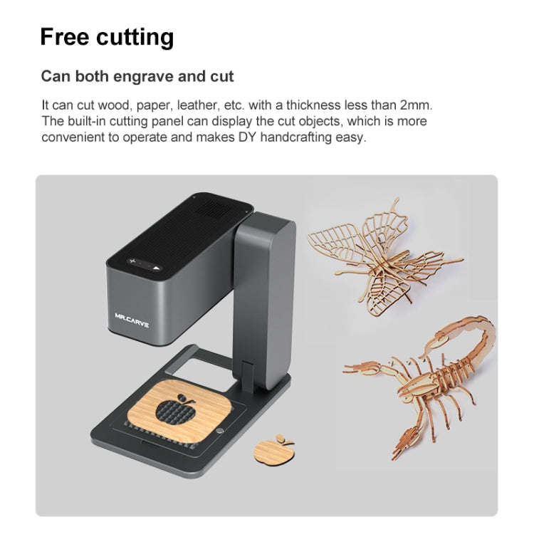 Daja C1 Portable 10W 0.05mm Engraving  Laser Machine, UK Plug