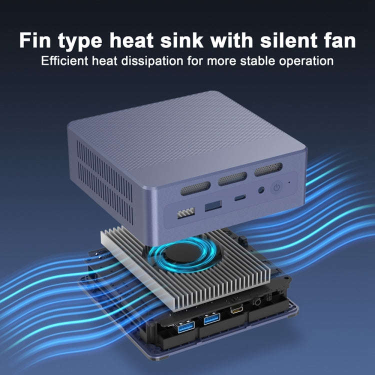 GXMO N9 Windows 11 Intel ADL-N N95 4-Core Processor Mini Computer, Specification:8GB+256GB