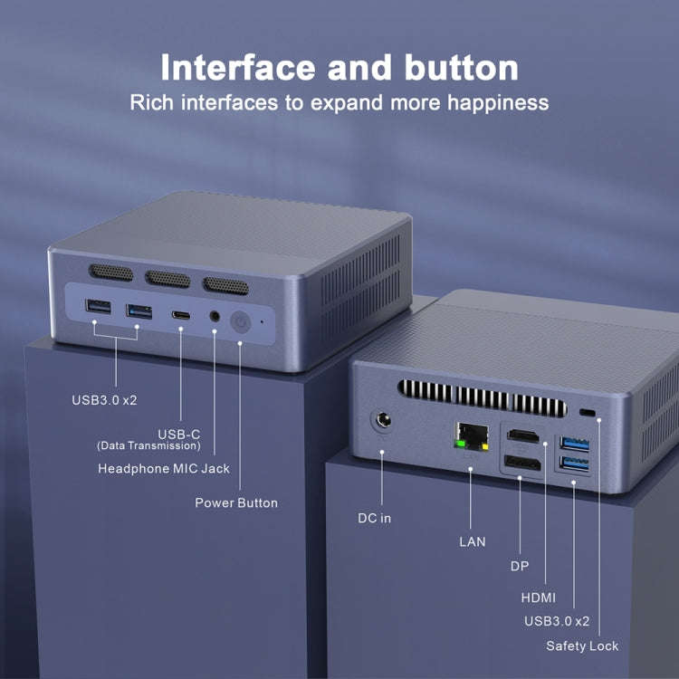 GXMO N9 Windows 11 Intel ADL-N N95 4-Core Processor Mini Computer, Specification:8GB+256GB