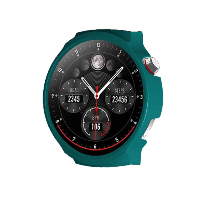 For Aigo Smart Watch V8 Half Coverage PC Watch Protective Case(Dark Green)