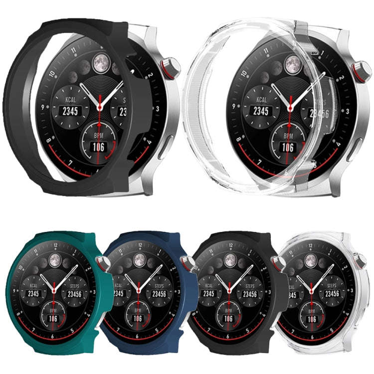 For Aigo Smart Watch V8 Half Coverage PC Watch Protective Case(Transparent)