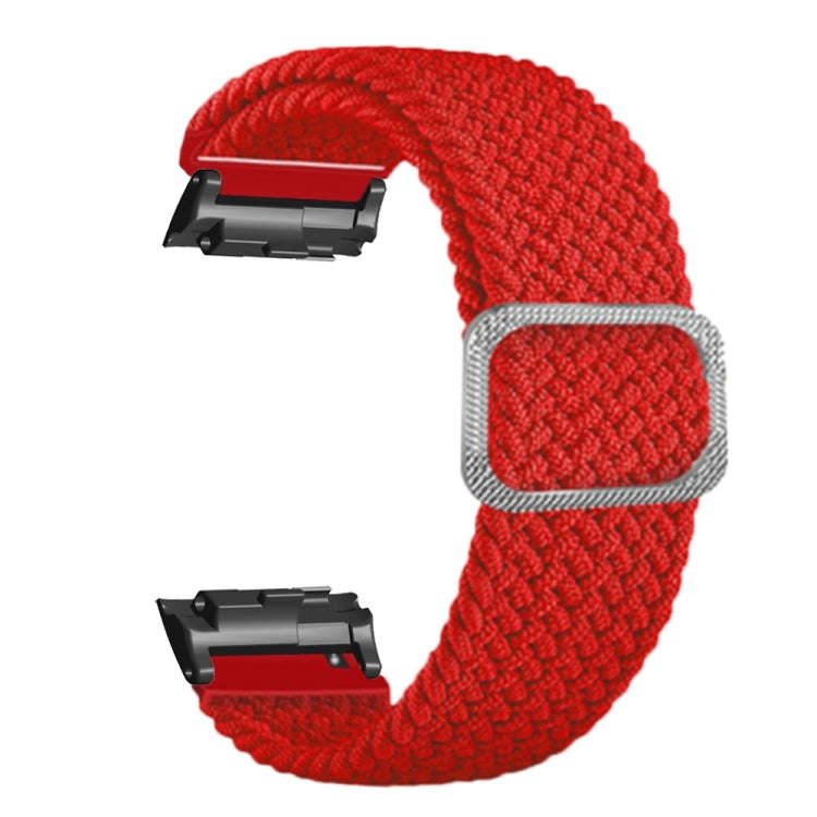 For Huawei Watch D Adjustable Woven Nylon Watch Band(Red)