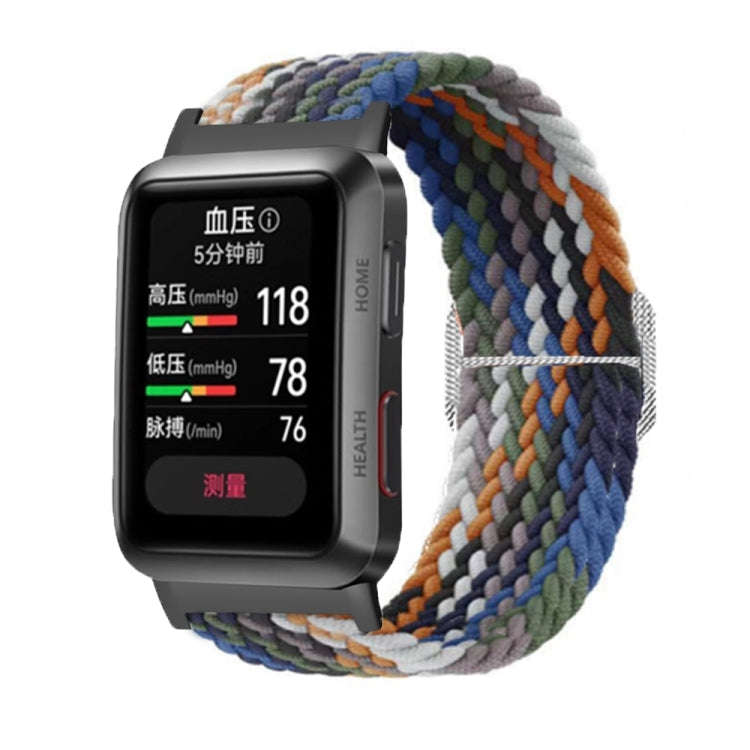 For Huawei Watch D Adjustable Woven Nylon Watch Band(Denim)