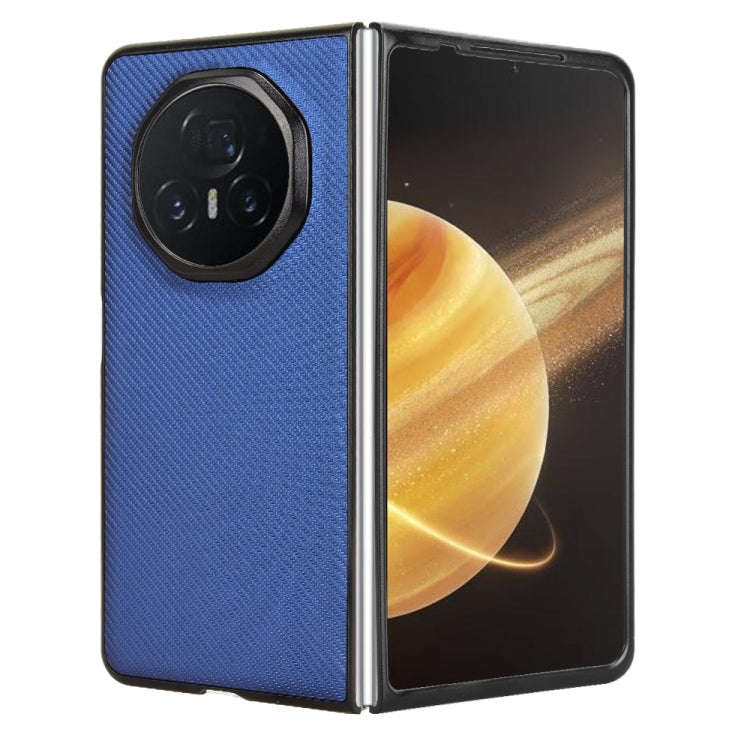 For Honor Magic V3 PU Leather PC Phone Case(Blue)