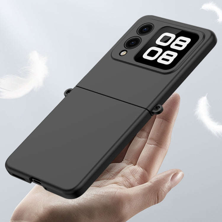 For Huawei Nova Flip Gradient Color Skin Feel PC Full Coverage Shockproof Phone Case(Transparent)