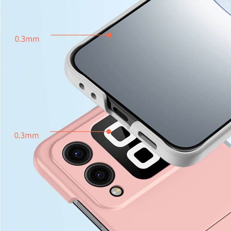 For Huawei Nova Flip Gradient Color Skin Feel PC Full Coverage Shockproof Phone Case(Pink)
