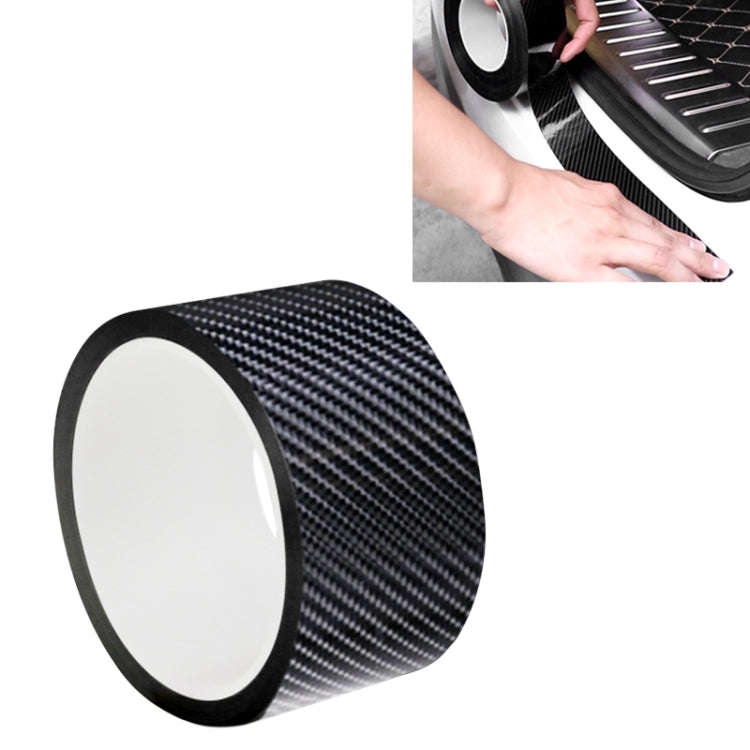 Universal Car Carbon Fiber Door Anti-collision Strip Protection Guards Trims Stickers Tape, Size:...
