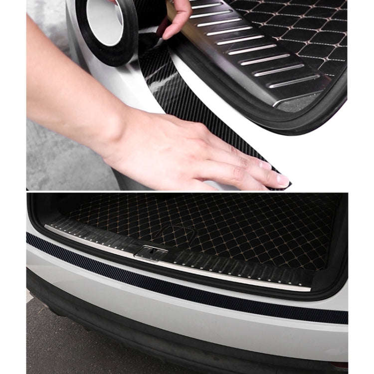 Universal Car Carbon Fiber Door Anti-collision Strip Protection Guards Trims Stickers Tape, Size:...