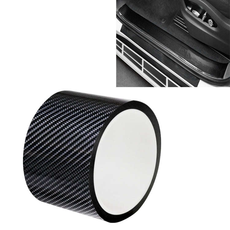 Universal Car Carbon Fiber Door Anti-collision Strip Protection Guards Trims Stickers Tape, Size:...