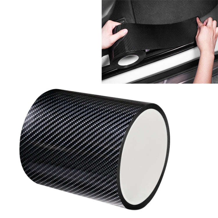 Universal Car Carbon Fiber Door Anti-collision Strip Protection Guards Trims Stickers Tape, Size:...