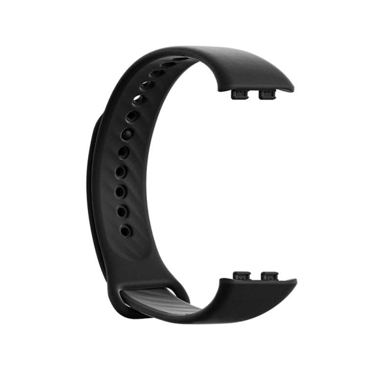 For Honor Band 9 Black Buckle TPU Watch Band(Black)