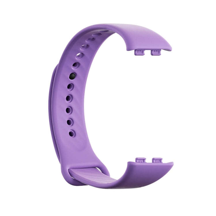 For Honor Band 9 Black Buckle TPU Watch Band(Purple)