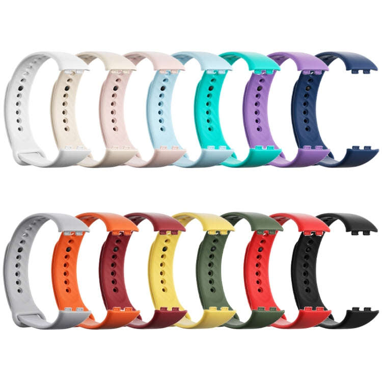 For Honor Band 9 Black Buckle TPU Watch Band(Wine Red)