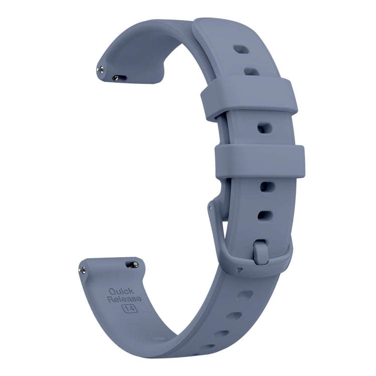 For Garmin Lily 2 Silicone Watch Band Wristband(Blue Grey)