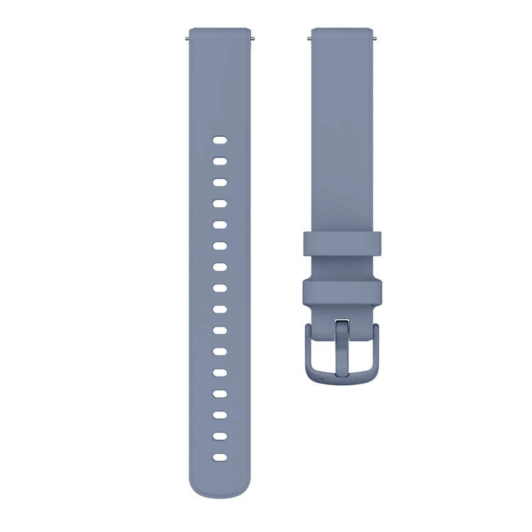 For Garmin Lily 2 Silicone Watch Band Wristband(Blue Grey)