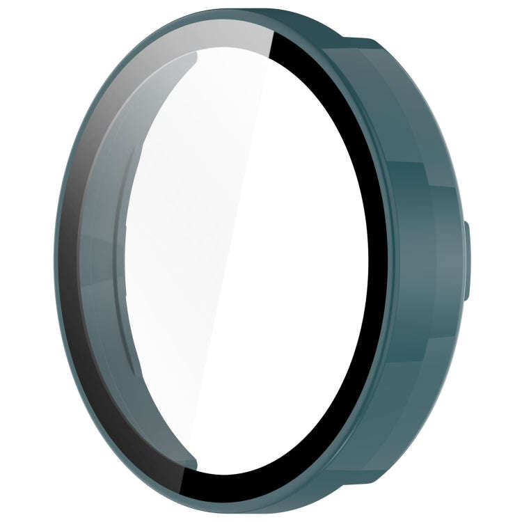 For Garmin Lily 2 PC + Tempered Film Integrated Watch Protective Case(Pine Green)