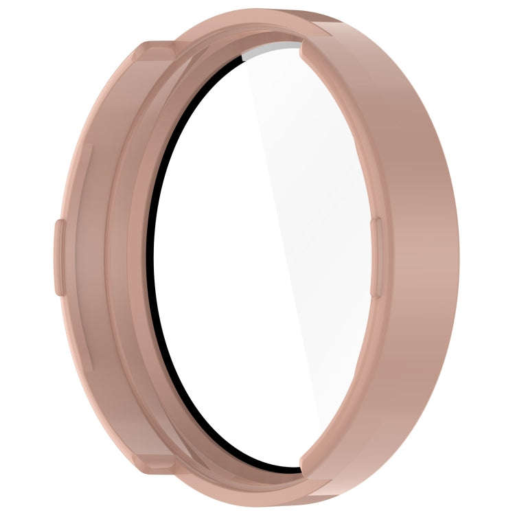 For Garmin Lily 2 PC + Tempered Film Integrated Watch Protective Case(Pink)