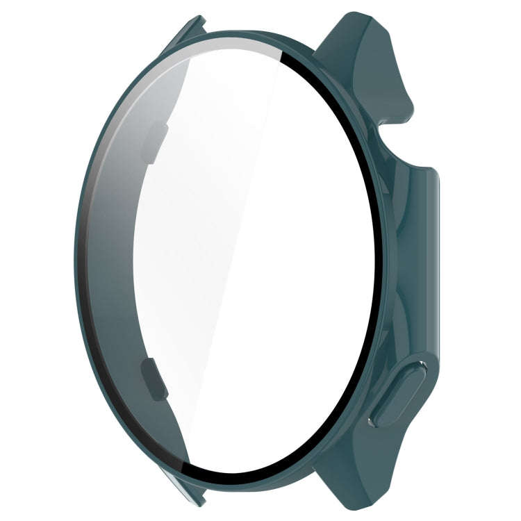 For OnePlus Watch 2 / OPPO Watch X PC + Tempered Film Integrated Watch Protective Case(Pine Green)