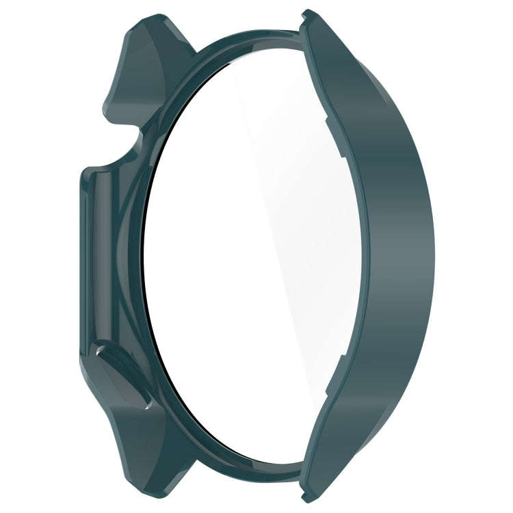For OnePlus Watch 2 / OPPO Watch X PC + Tempered Film Integrated Watch Protective Case(Pine Green)