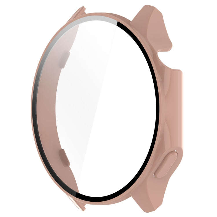 For OnePlus Watch 2 / OPPO Watch X PC + Tempered Film Integrated Watch Protective Case(Pink)
