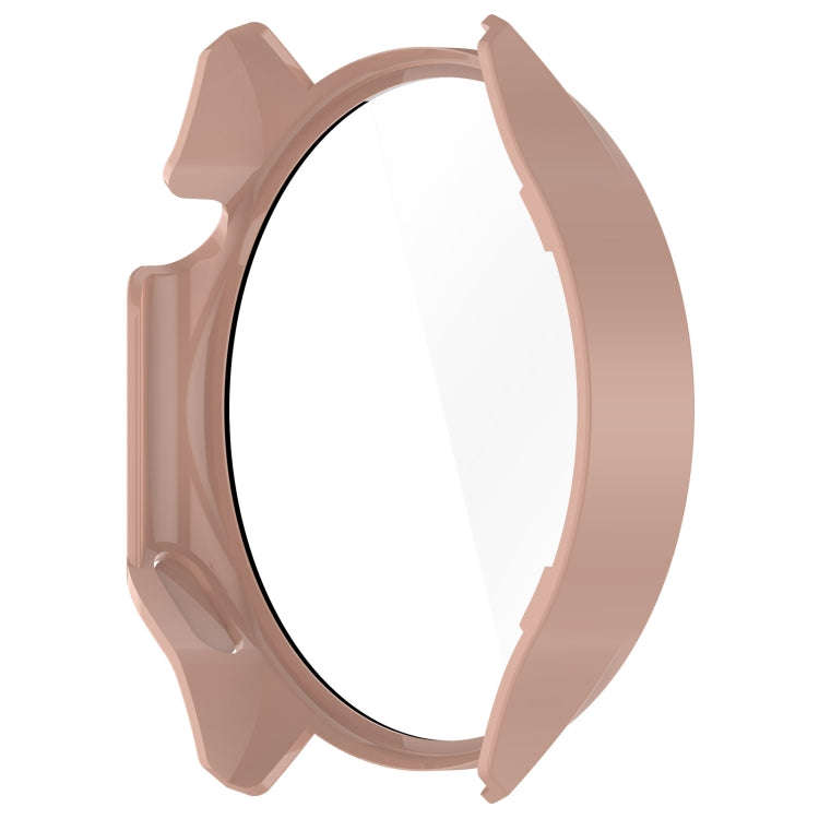 For OnePlus Watch 2 / OPPO Watch X PC + Tempered Film Integrated Watch Protective Case(Pink)