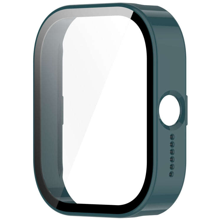 For CMF Watch Pro D395 PC + Tempered Film Integrated Watch Protective Case(Pine Green)