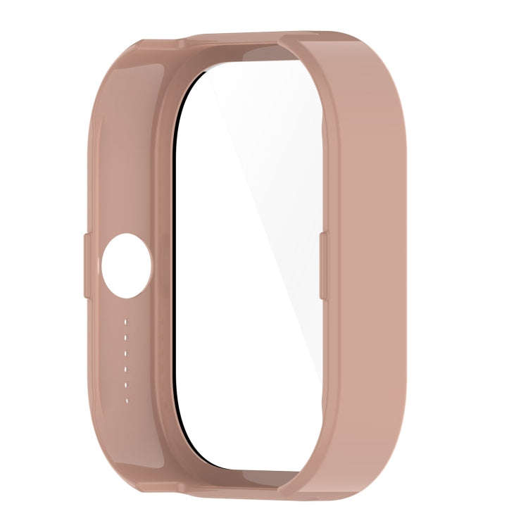 For CMF Watch Pro D395 PC + Tempered Film Integrated Watch Protective Case(Pink)