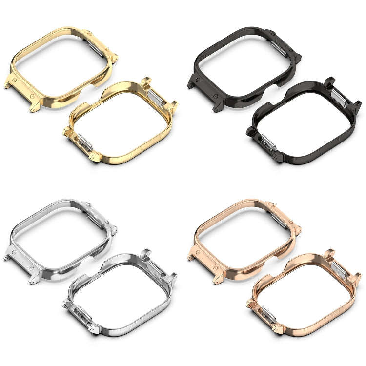 For CMF Watch Pro D395 20mm Metal Frame Watch Protective Case(Silver)