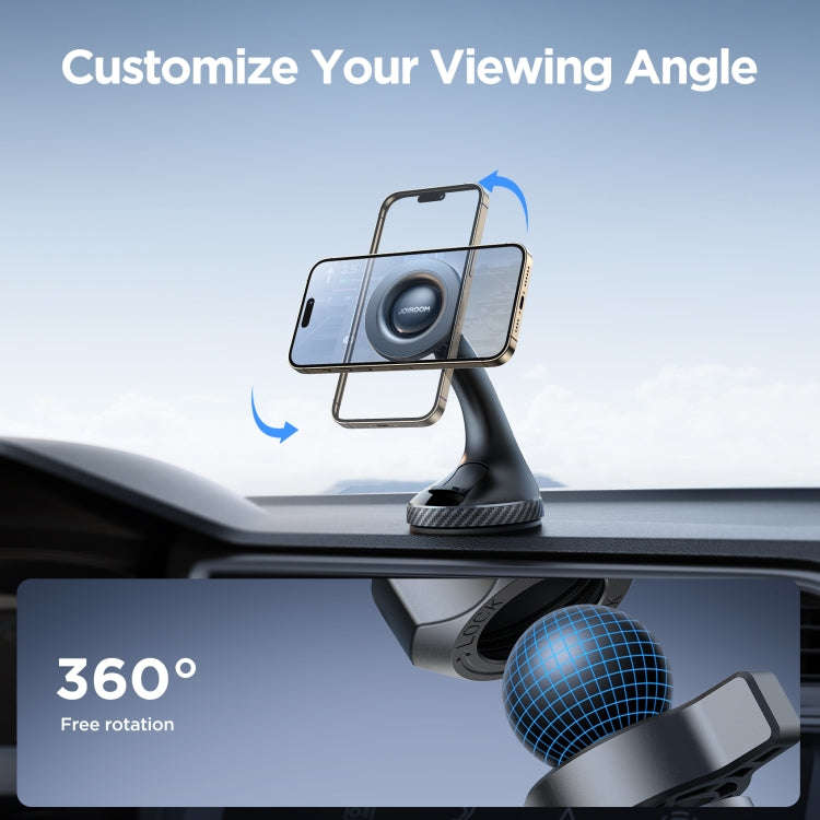 JOYROOM JR-ZS406 Magsafe Magnetic Car Phone Mount Windshield Holder(Black)