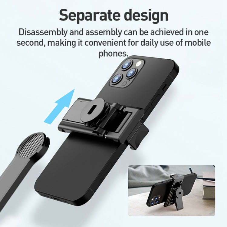 ZGA S01 Bluetooth Remote Control Detachable Tripod Selfie Stick(Black)