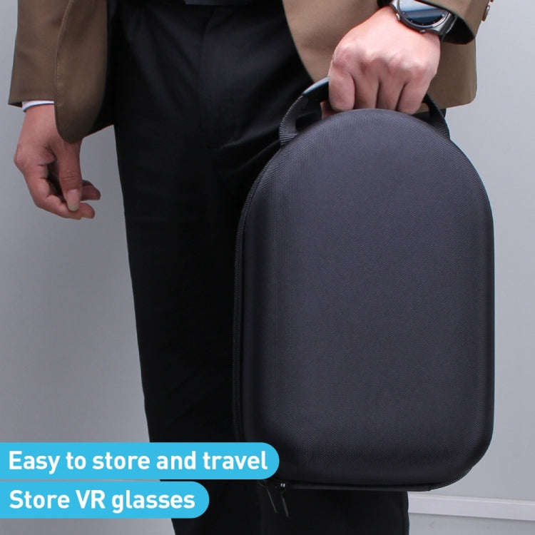 For Apple Vision Pro EVA Cloth Velvet Handle Waterproof Host Storage Bag(Black)