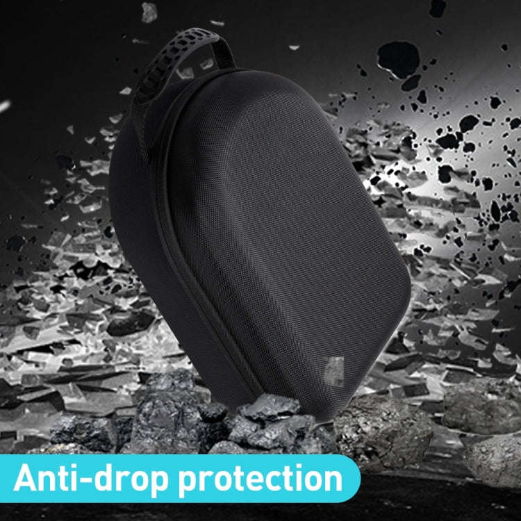 For Apple Vision Pro EVA Cloth Velvet Handle Waterproof Host Storage Bag(Black)