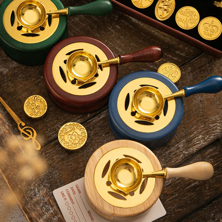 AS303 European Style Fire Paint Seal Stamp Furnace DIY Handbook Sealing Tool(Random Color)