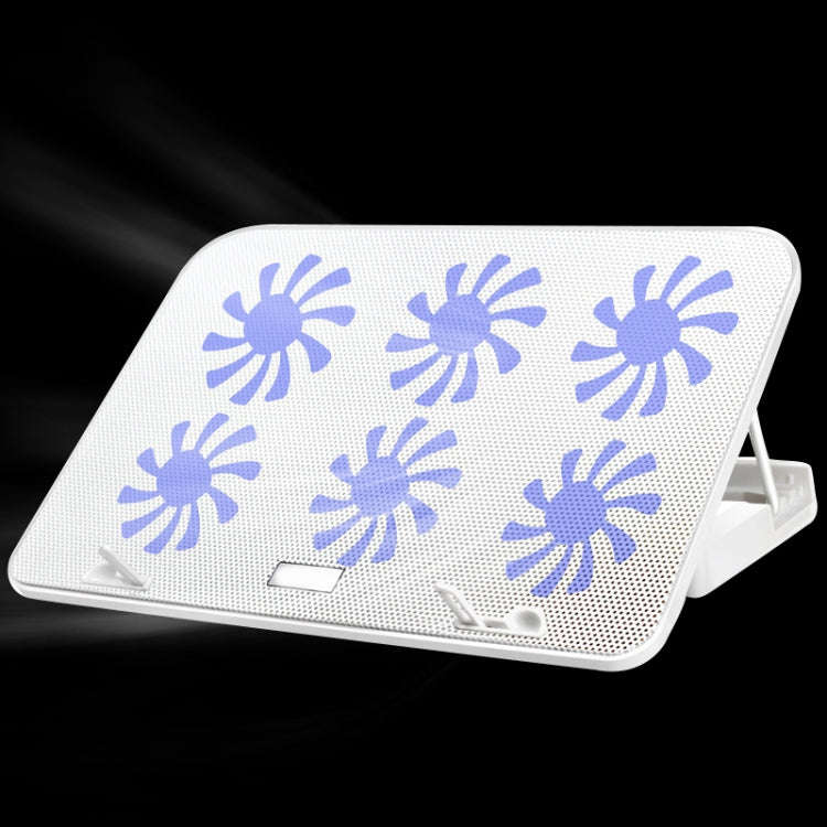 ICE COOREL Notebook Computer Base Speed Control Silent Six-fan Cooling Holder Cooling Rack, Style...