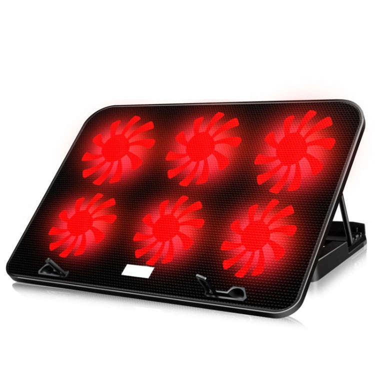 ICE COOREL Notebook Computer Base Speed Control Silent Six-fan Cooling Holder Cooling Rack, Style...