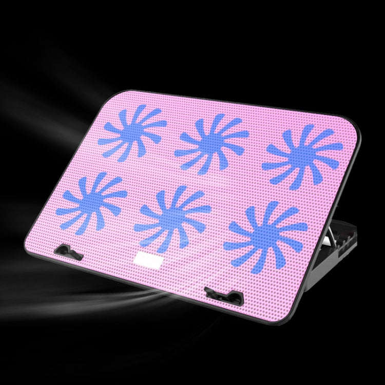 ICE COOREL Notebook Computer Base Speed Control Silent Six-fan Cooling Holder Cooling Rack, Style...