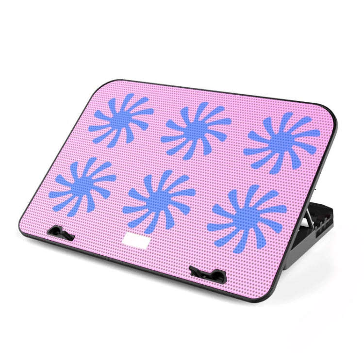ICE COOREL Notebook Computer Base Speed Control Silent Six-fan Cooling Holder Cooling Rack, Style...