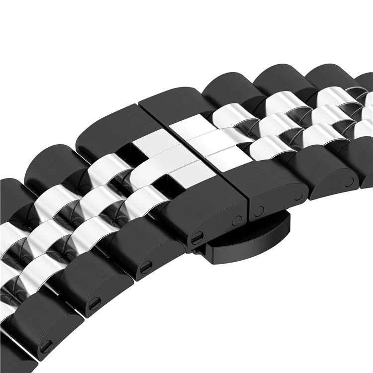 For  Xiaomi Redmi Watch 4 Five-bead Butterfly Buckle Metal Watch Band(Black)