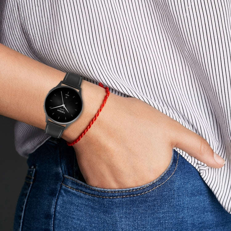 For Xiaomi Watch 2 22mm Genuine Leather Watch Band(Red)