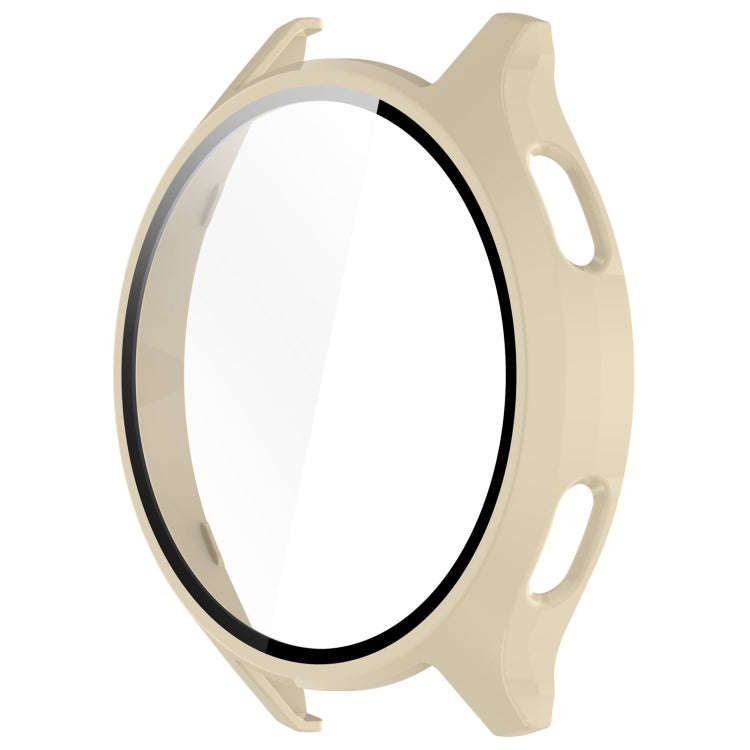 For Xiaomi Watch 2 PC + Tempered Film Integrated Watch Protective Case(Ivory White)