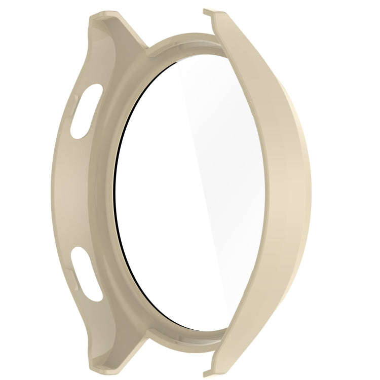 For Xiaomi Watch 2 PC + Tempered Film Integrated Watch Protective Case(Ivory White)