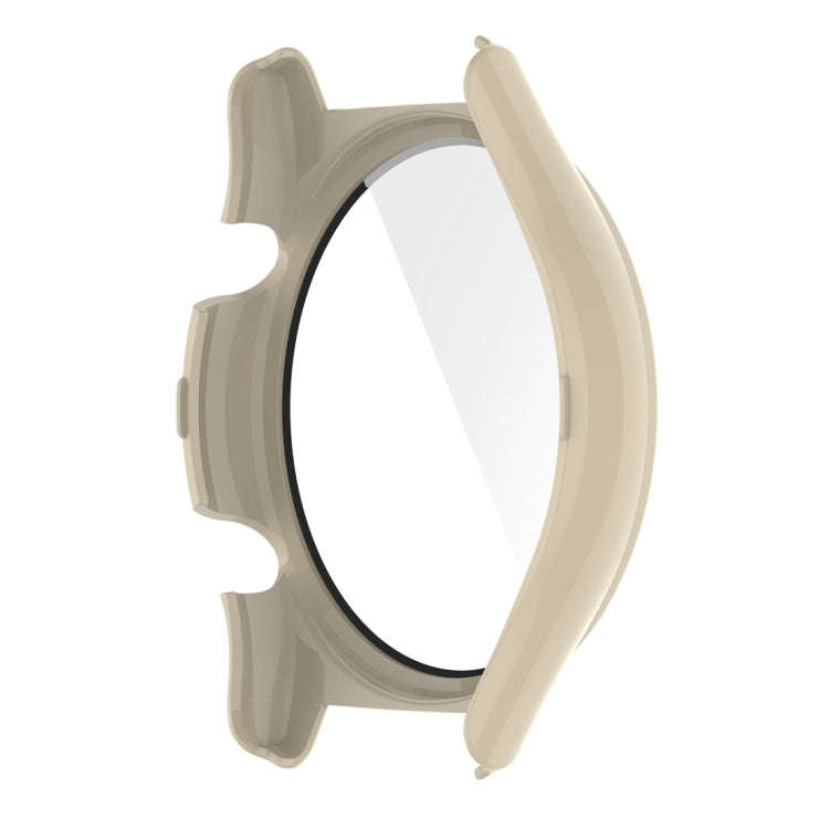 For Honor Watch GS 4 PC + Tempered Film Integrated Watch Protective Case(Ivory White)