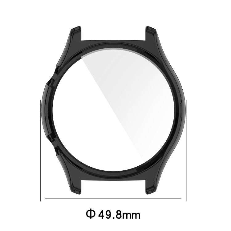 For Honor Watch GS 4 PC + Tempered Film Integrated Watch Protective Case(Ivory White)