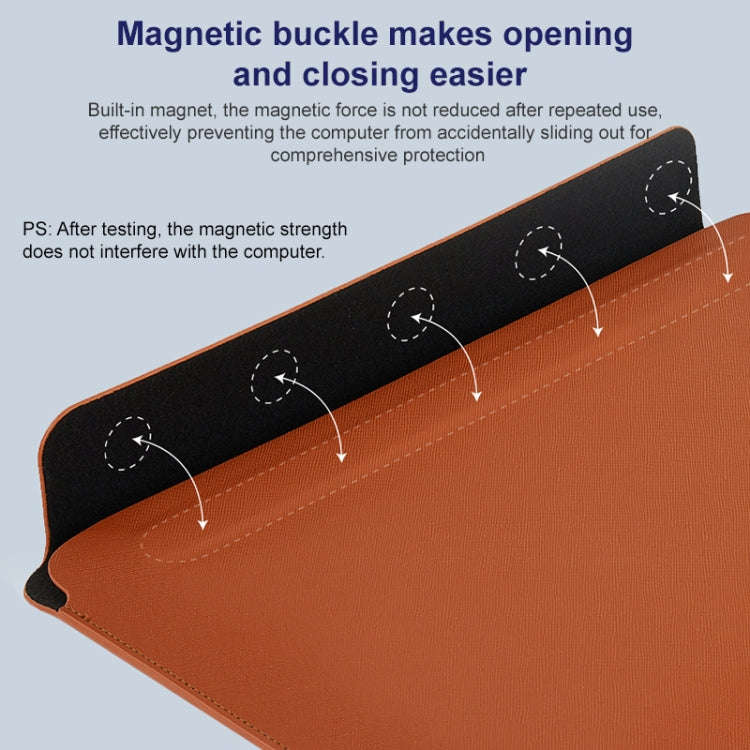 ZGA BG-02 Waterproof Laptop Liner Bag, Size:16 inch(Brown)
