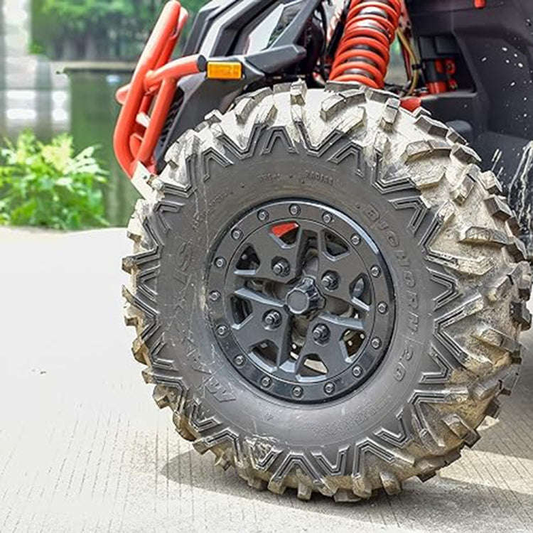 For Can-Am Maverick X3 Turbo R 2017-2020 4pcs/Pack ATV Tire Wheel Hub Caps Decorative Cover