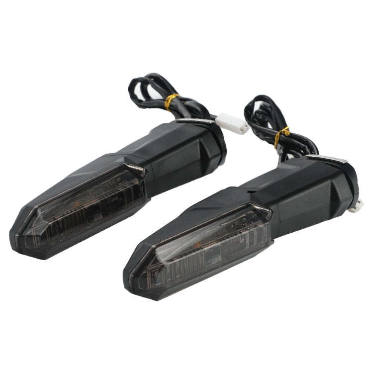 For Kawasaki Versys 650 Z1000R Motorcycles LED Turn Signal Light(Black)