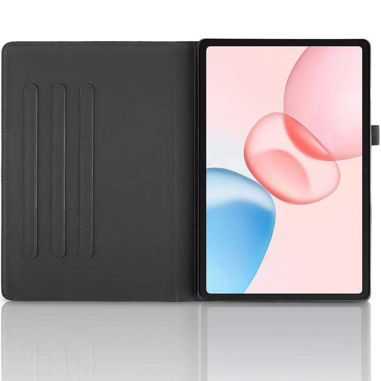 For Honor Pad 10 Tree Life Embossed Rotation Leather Tablet Case(Black)