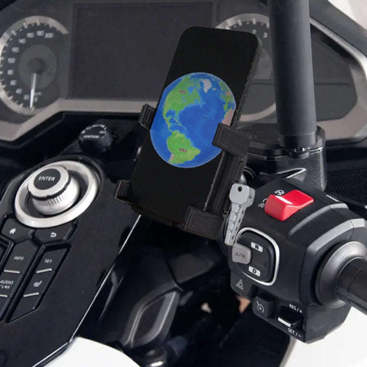 For Honda Gold Wing GL1800 F6B 2018-2024 Motorcycle Phone Navigation Holder(Black)