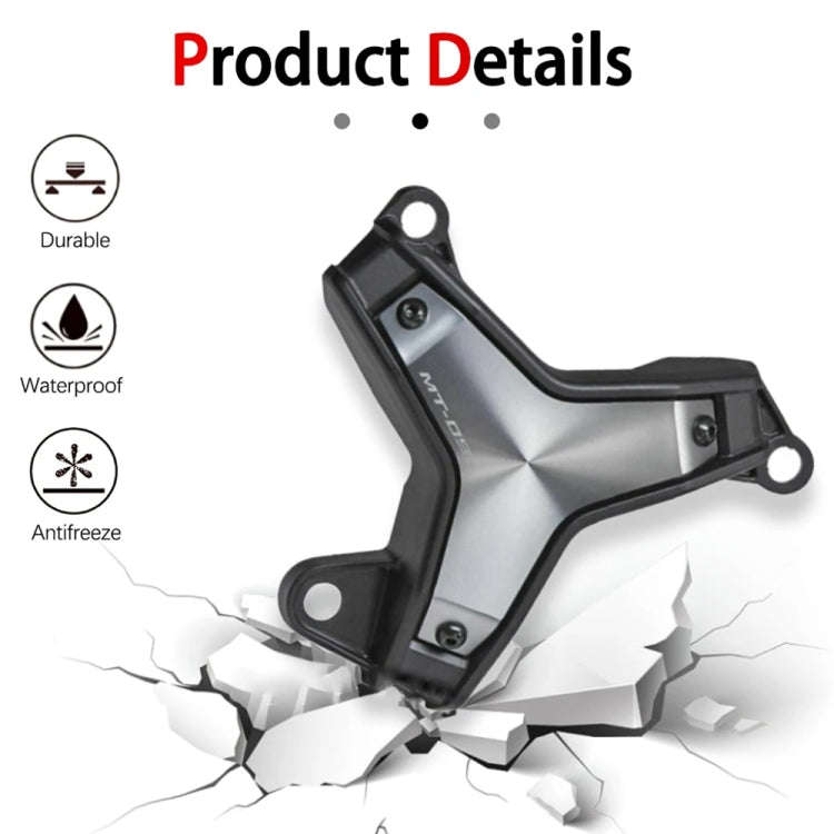 For Yamaha MT-09 2021 Motorcycle Engine Anti Crash Cushion Engine Antifall Protectors(Silver)