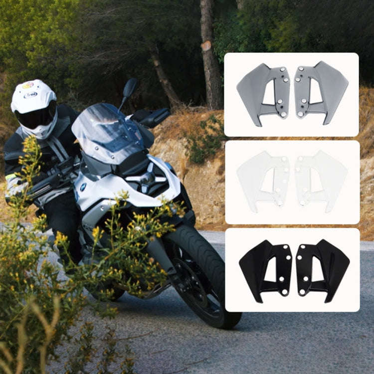 For BMW R1300GS Motorcycle Side Air Deflector Windshield(Grey)